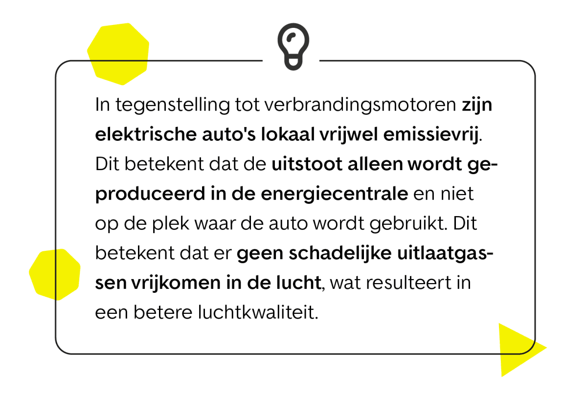 waar ligt het potentieel voor besparingen in de emissiewaarden van elektrische autos