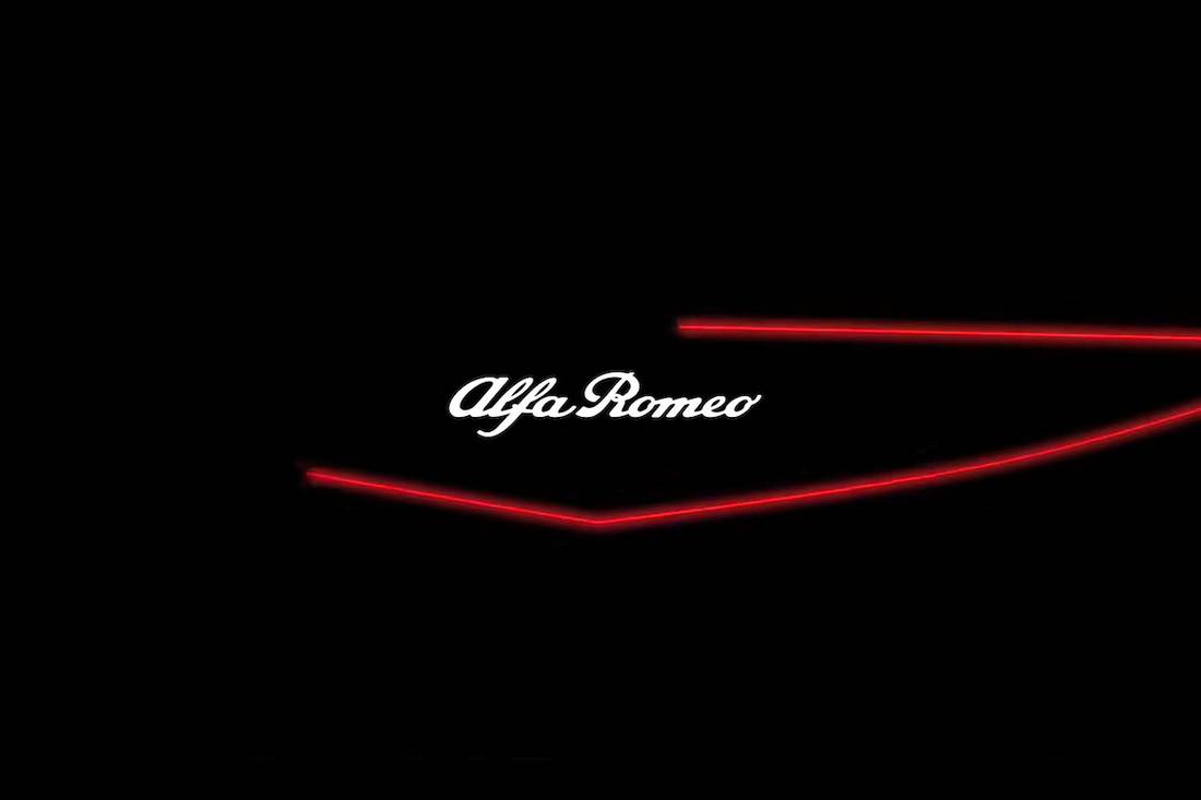 Alfa Romeo Stelvio EV teaser 2024