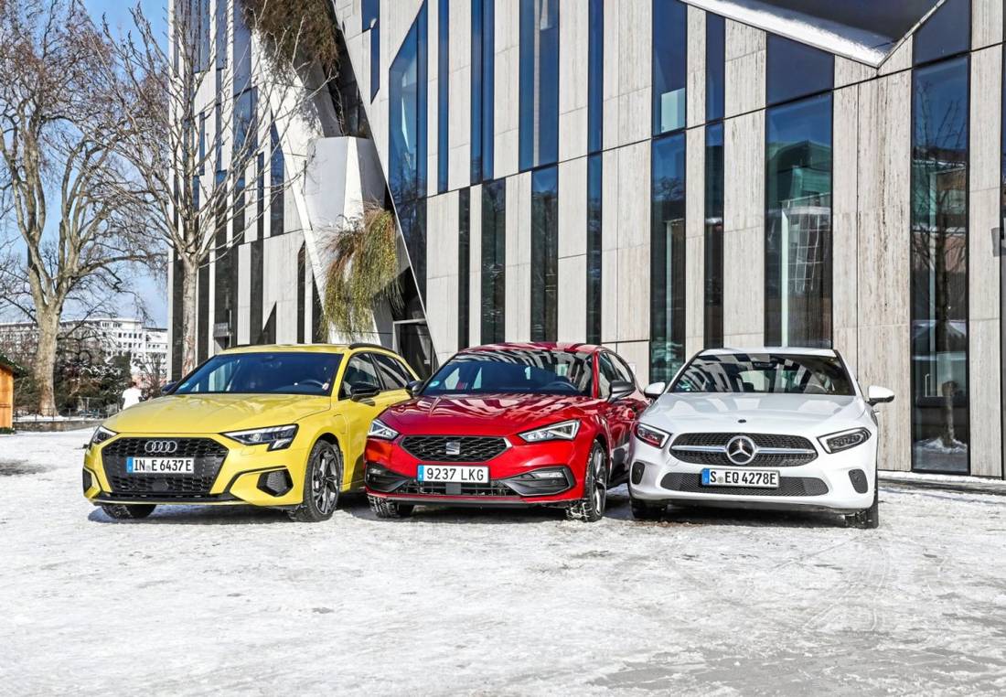 Test Audi A3 Sportback, Mercedes A-klasse, Seat Leon: wat is de beste plug-in hybride?